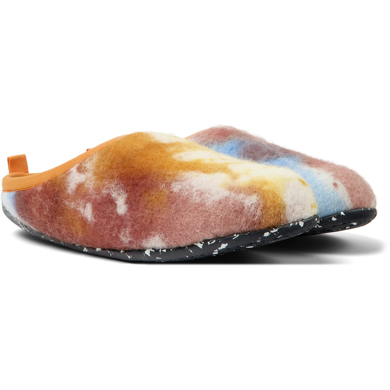 CAMPER Wabi - Pantoffels Voor Dames - Oranje,Blauw,Beige