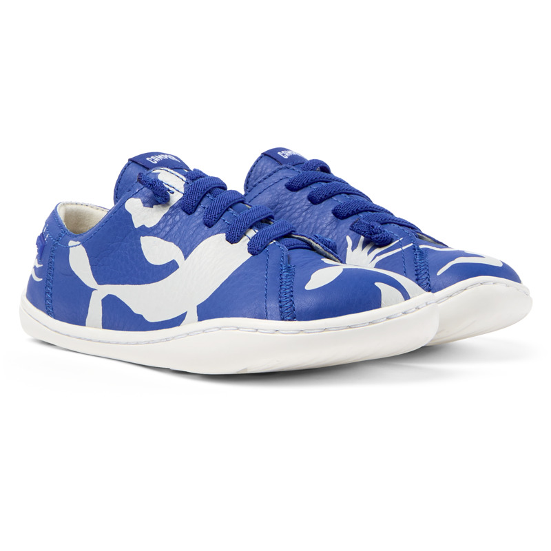 CAMPER Twins - Smart Casual Shoes For Girls - Blue,White