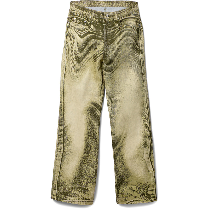 CAMPERLAB Denim Jeans - Unisex Kleding - Zwart,Groen