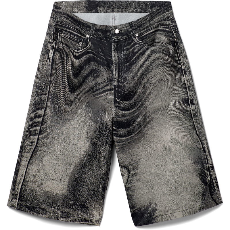 CAMPERLAB Denim Shorts - Unisex Apparel - Black,Grey