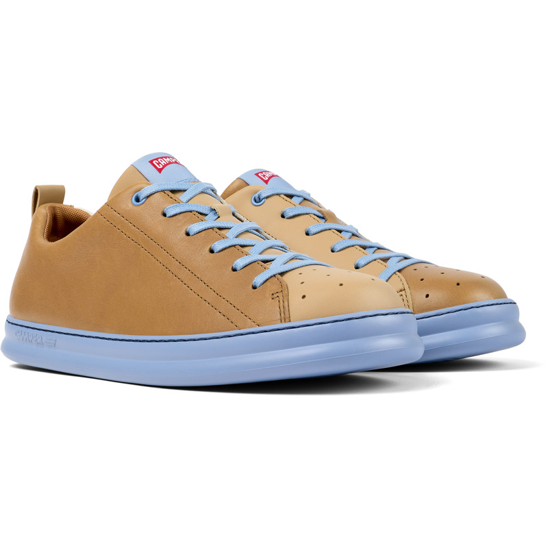 CAMPER Twins - Sneakers For Men - White,Brown,Beige