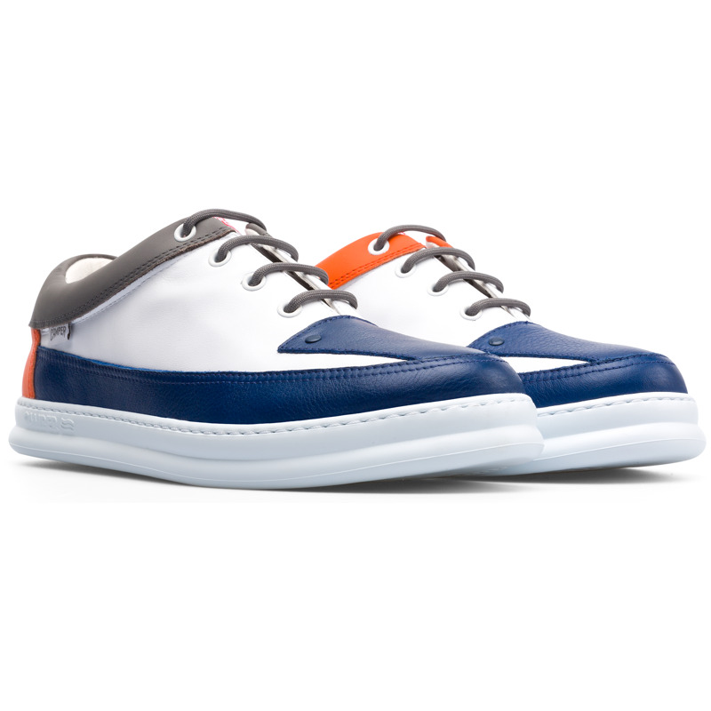 CAMPER Twins - Sneakers For Men - White,Blue,Orange
