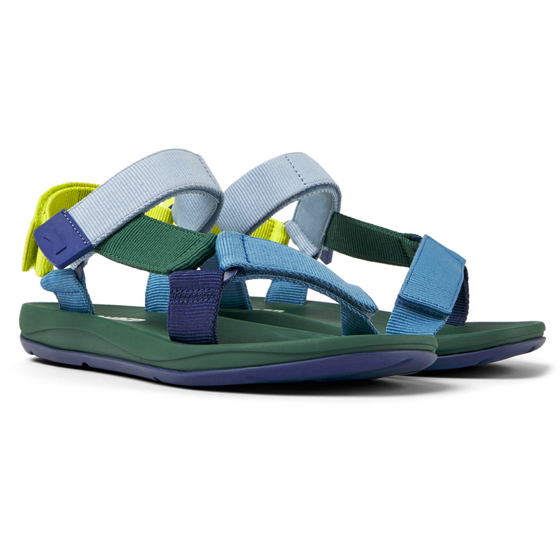 CAMPER Match - Sandals For Men - Blue,Green