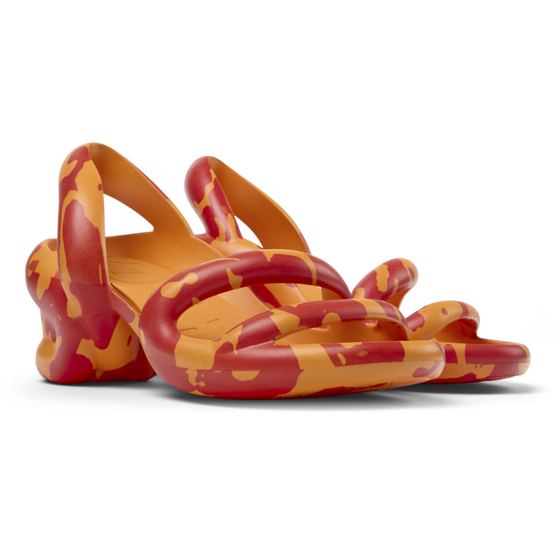 CAMPER Kobarah - Sandals For Men - Orange,Red