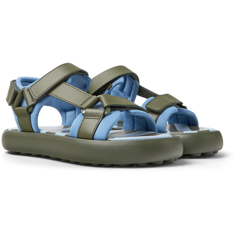 CAMPER Pelotas Flota - Sandals For Men - Green,Blue