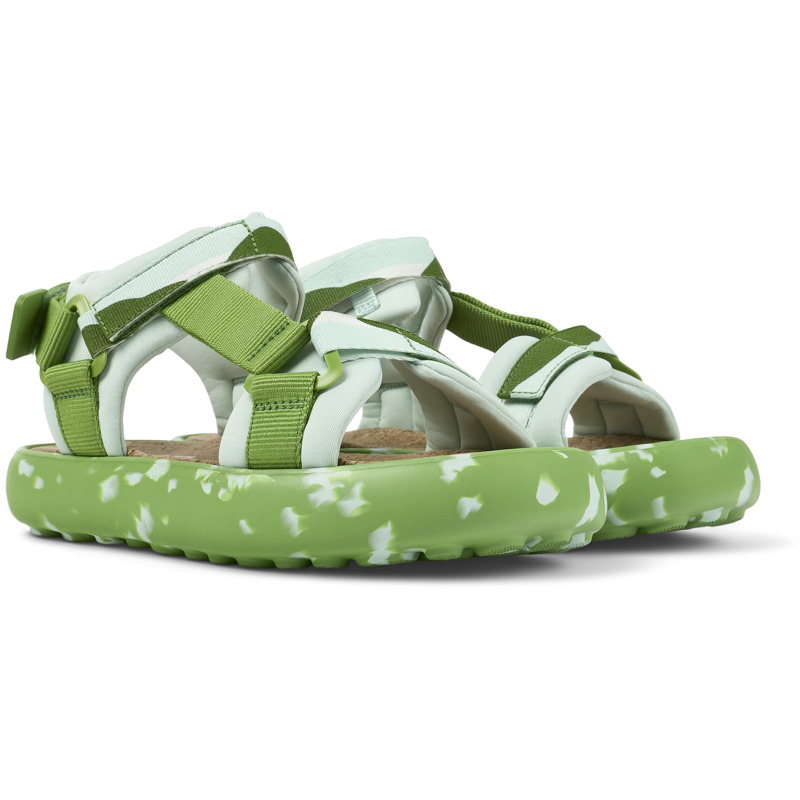 CAMPER Pelotas Flota - Sandalen Für Herren - Grün,Weiß