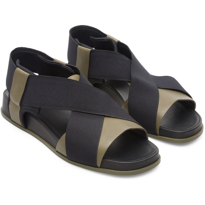 CAMPER Atonik - Sandals For Women - Black,Green