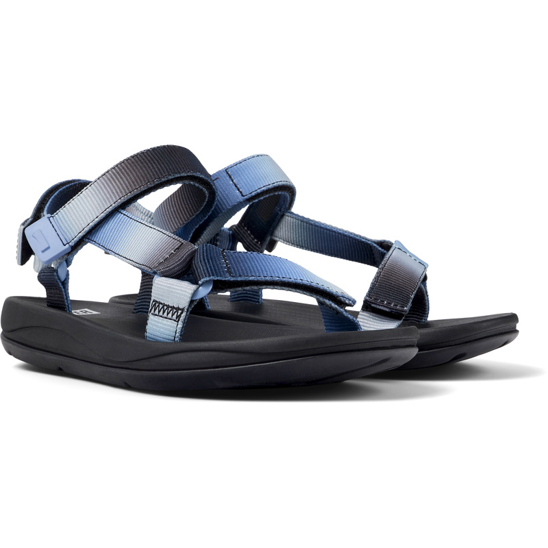 Camper Twins - Sandals For Women - Blue, Grey, Black