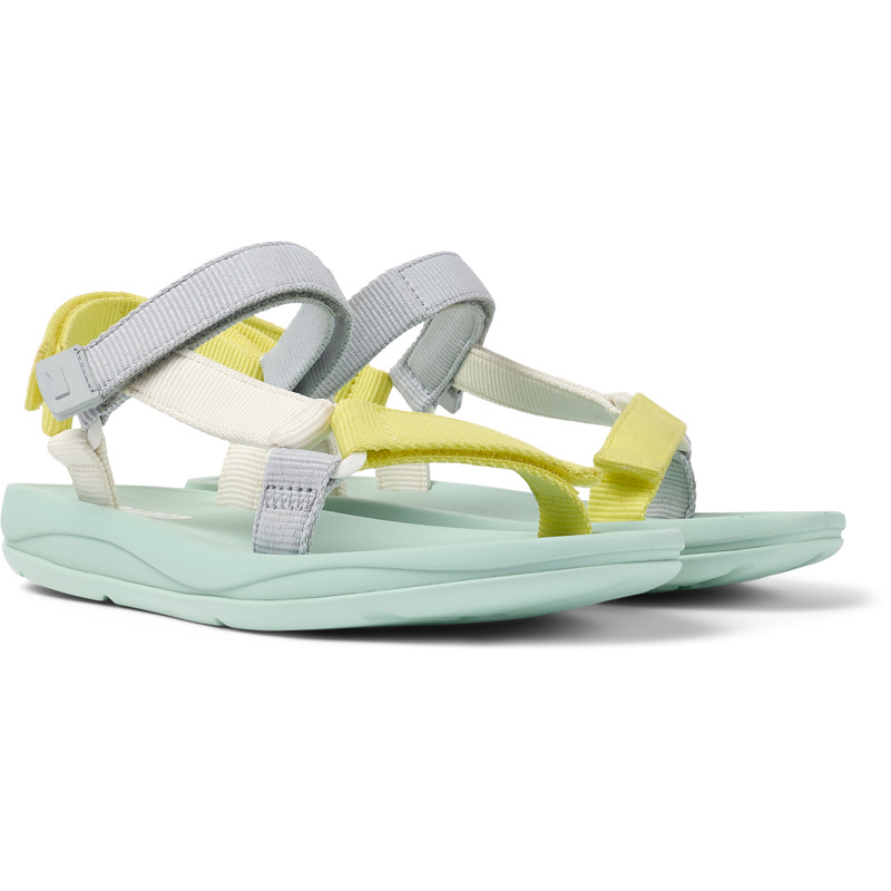 CAMPER Match - Sandalen Für Damen - Gelb,Weiß,Grau