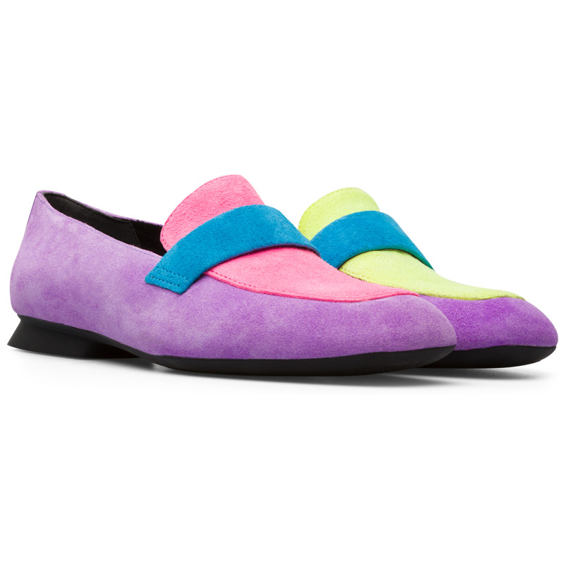 Camper Twins - Formal Shoes For Women - Purple, Pink, Yellow