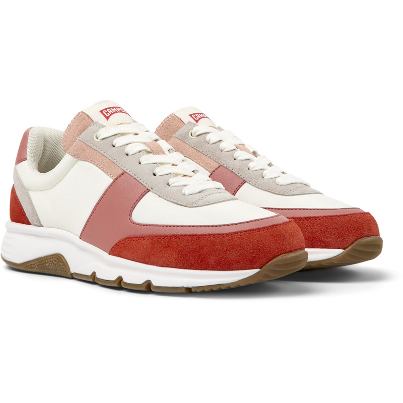 CAMPER Twins - Sneakers For Women - Red,White,Pink