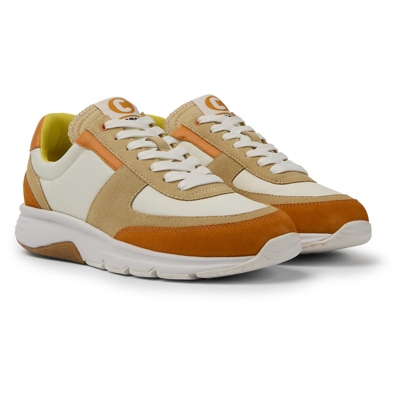 CAMPER Drift - Sneakers Voor Dames - Wit,Beige,Oranje