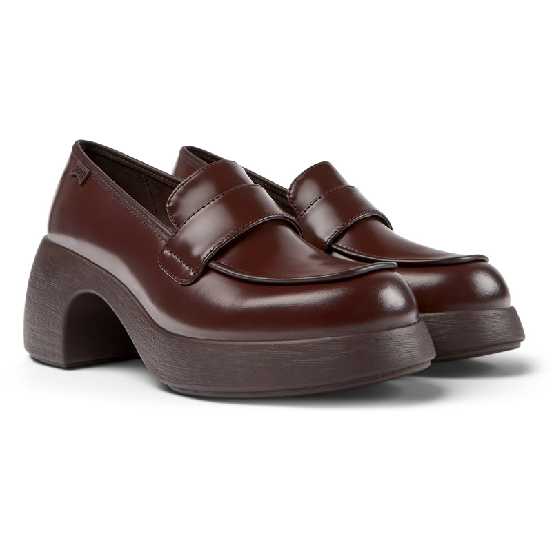 CAMPER Thelma - Loafers For Women - Burgundy