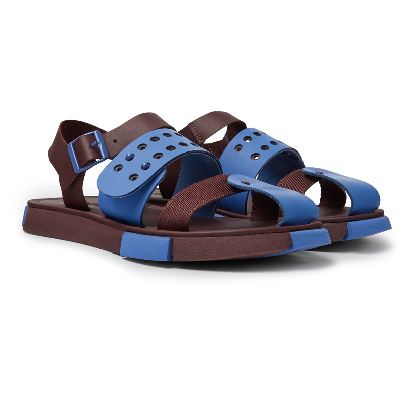 CAMPER Set - Sandals For Women - Burgundy,Blue