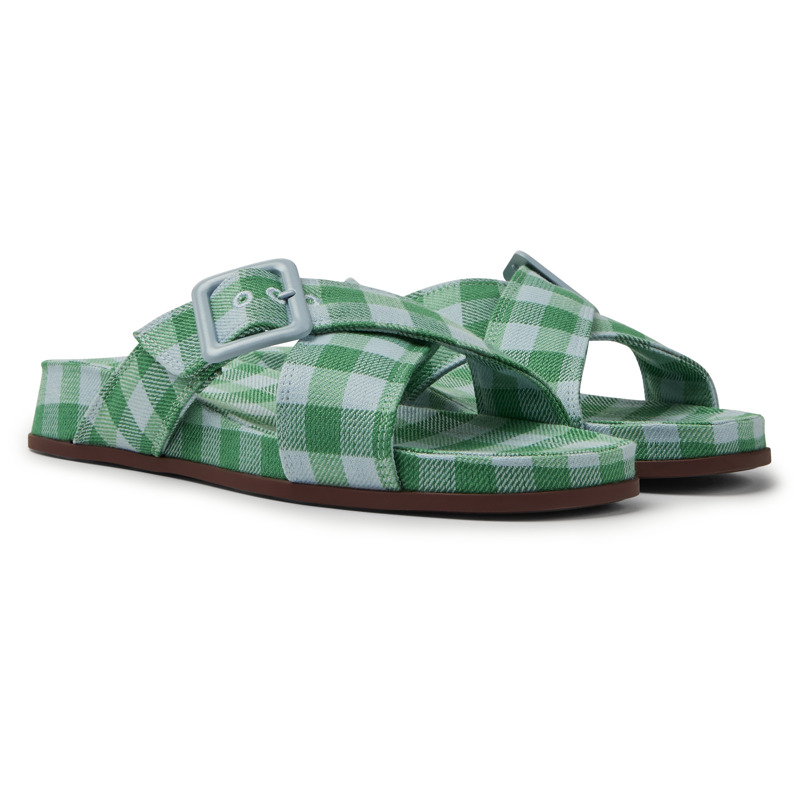CAMPER Atonik - Sandals For Women - Green,Blue