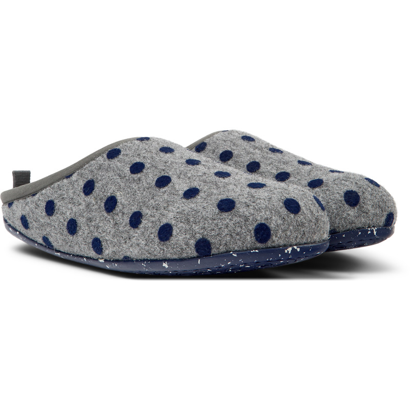 CAMPER Wabi - Pantoffels Voor Dames - Grijs,Blauw