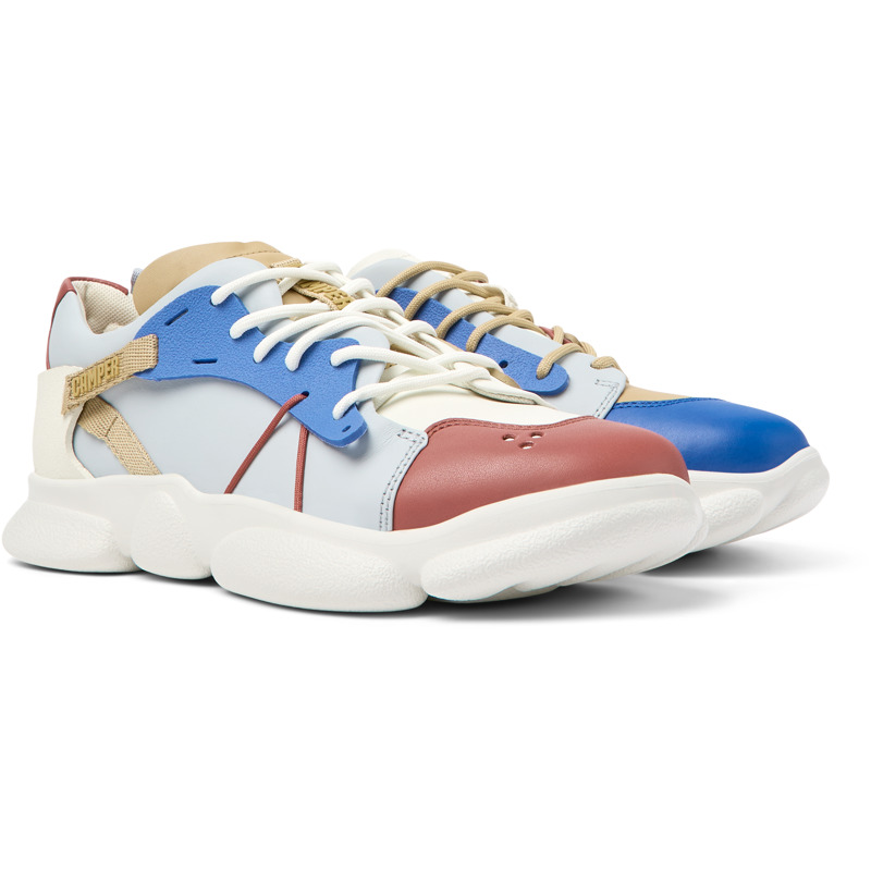 Camper Twins - Sneakers For Women - Red, White, Blue