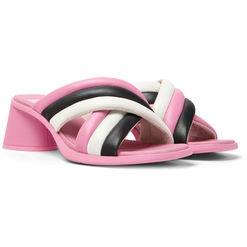 CAMPER Twins - Sandals For Women - Black,White,Pink