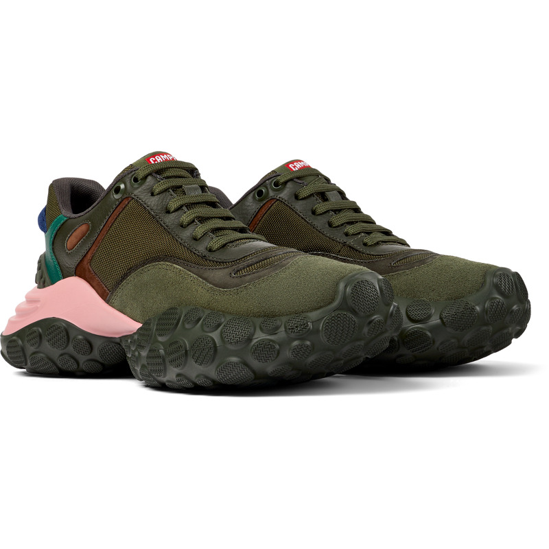 CAMPER Pelotas Mars - Sneakers For Women - Green,Brown,Grey