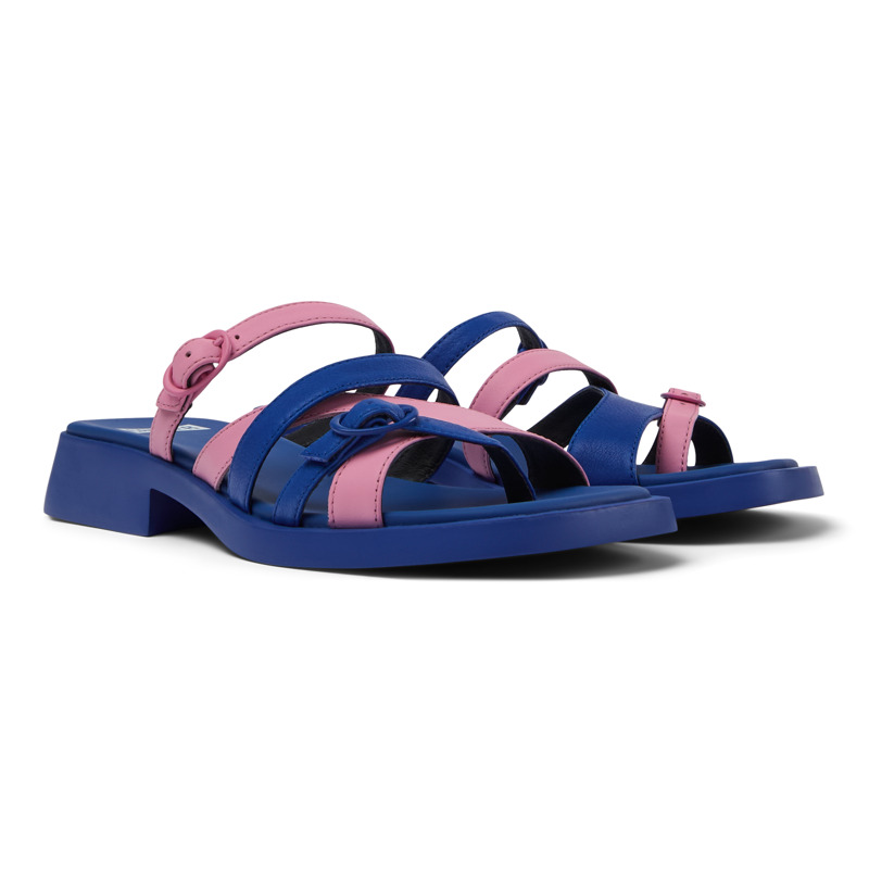 CAMPER Twins - Sandals For Women - Blue,Pink