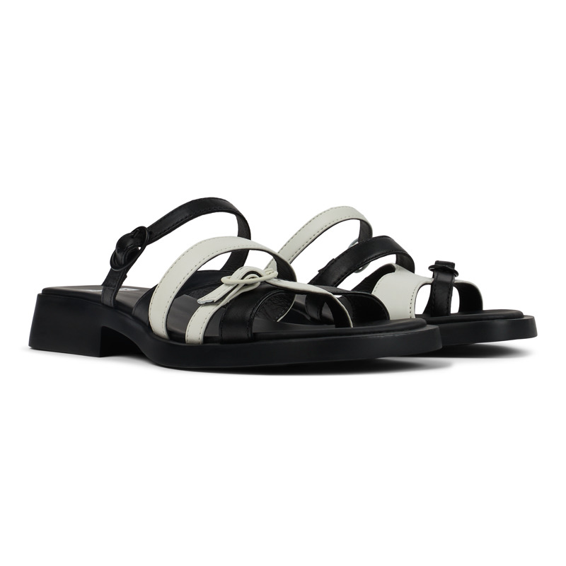 Camper Twins - Sandals For Women - White, Black