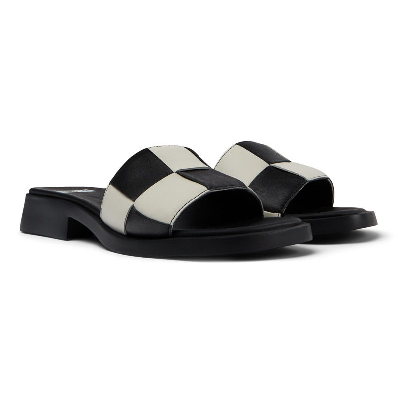 CAMPER Twins - Sandals For Women - Black,White