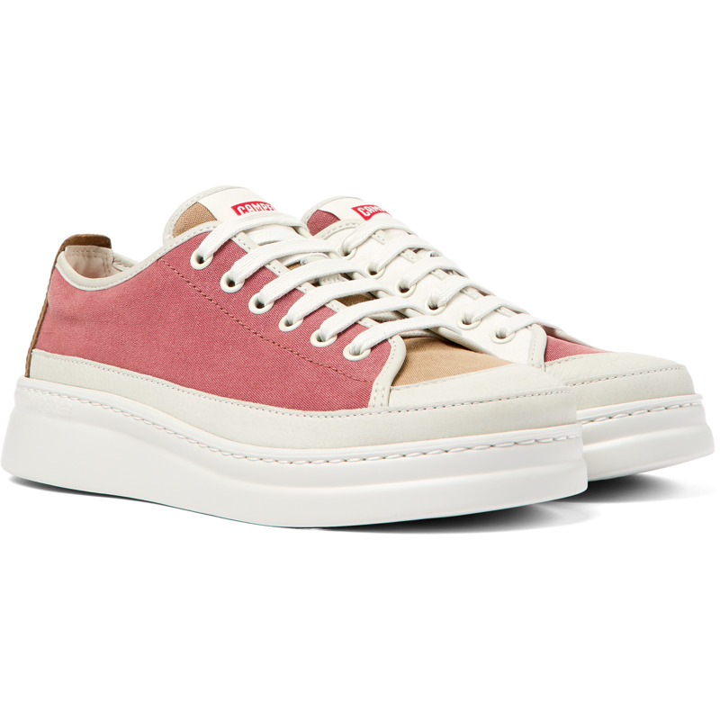 Camper Twins - Sneakers For Women - White, Brown, Red