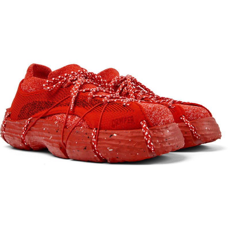 CAMPER ROKU - Sneakers Voor Dames - Rood,Zwart,Wit