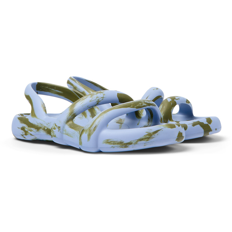 CAMPER Kobarah Flat - Sandals For Women - Blue,Green