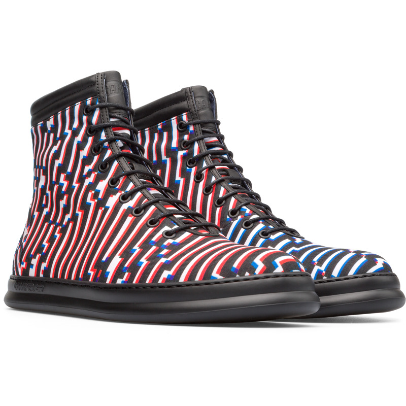 CAMPER Twins By Cristian Zuzunaga - Ankle Boots For Men - Black,Red,Blue