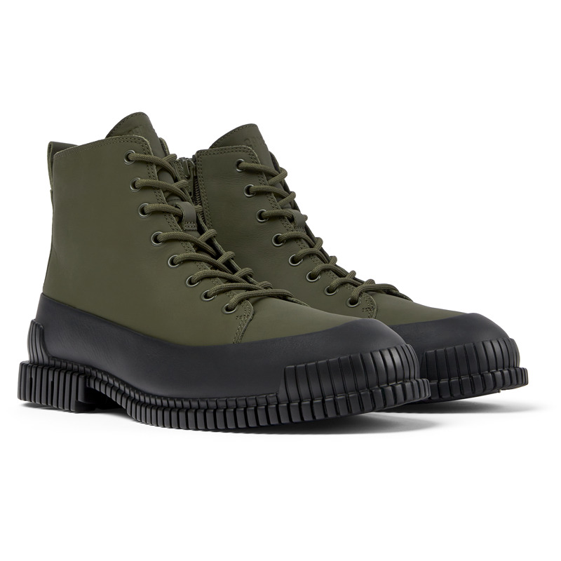 Camper Pix - Ankle Boots For Men - Green, Black