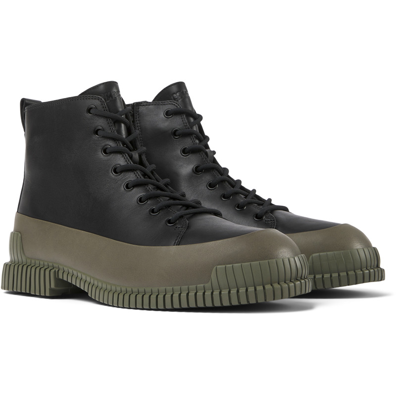 Camper Pix - Ankle Boots For Men - Black, Green
