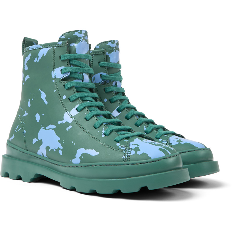 Camper Brutus - Ankle Boots For Women - Green, Blue