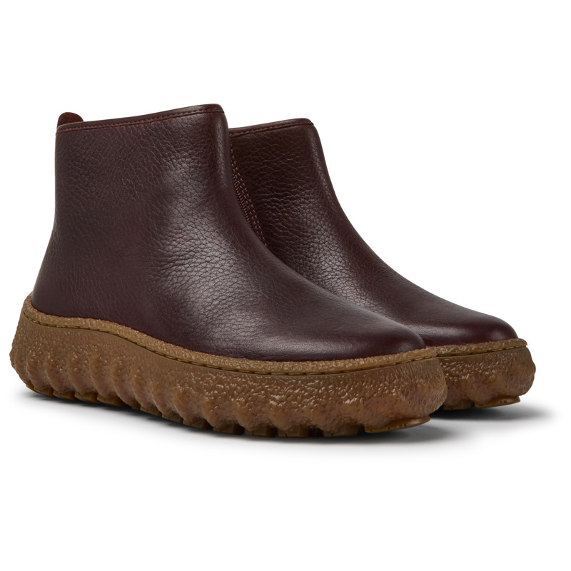 CAMPER Ground - Ankle Boots For Women - Burgundy