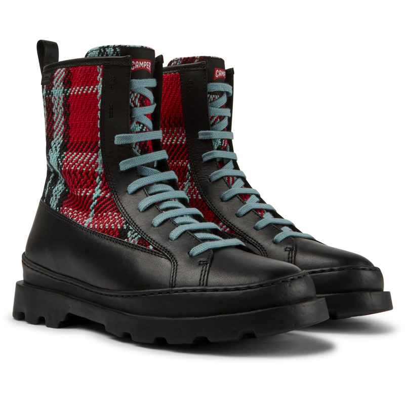 Camper Brutus - Boots For Women - Black, Red, Blue