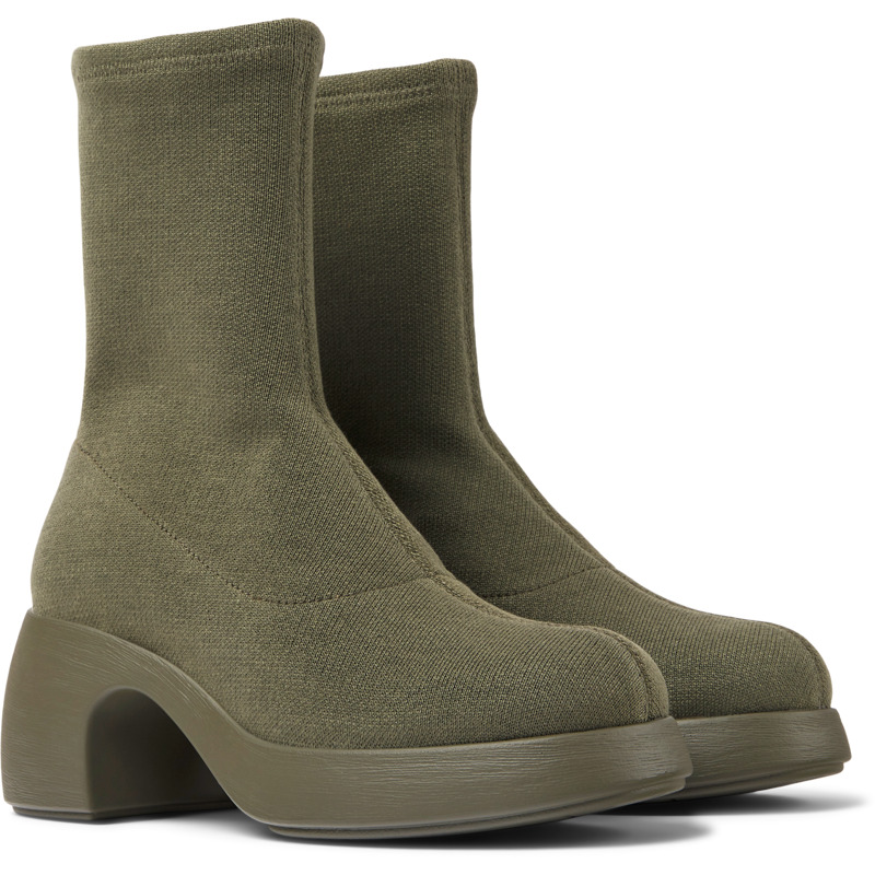 Camper Thelma Tencel - Boots For Women - Green