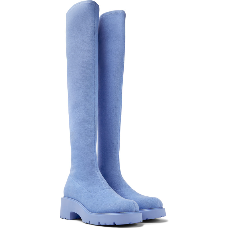 Camper Milah Tencel - Boots For Women - Blue