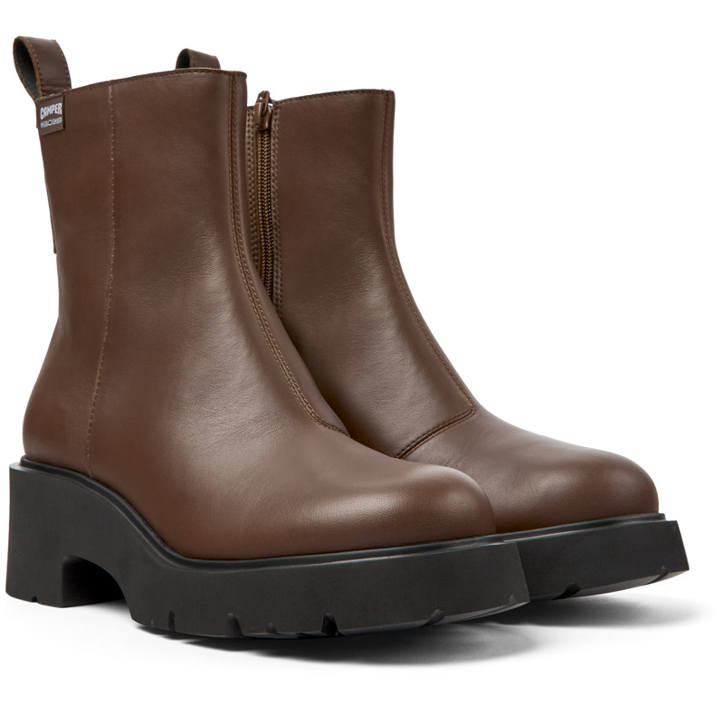 Camper Milah Hydroshield - Ankle Boots For Women - Brown
