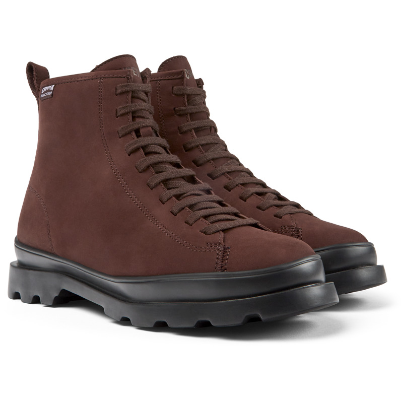 Camper Brutus Hydroshield - Ankle Boots For Women - Burgundy