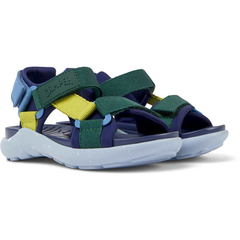 CAMPER Wous - Sandals For Girls - Blue,Green