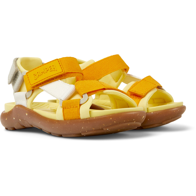 Camper Wous - Sandalen Für Mädchen - Orange, Gelb, Weiß