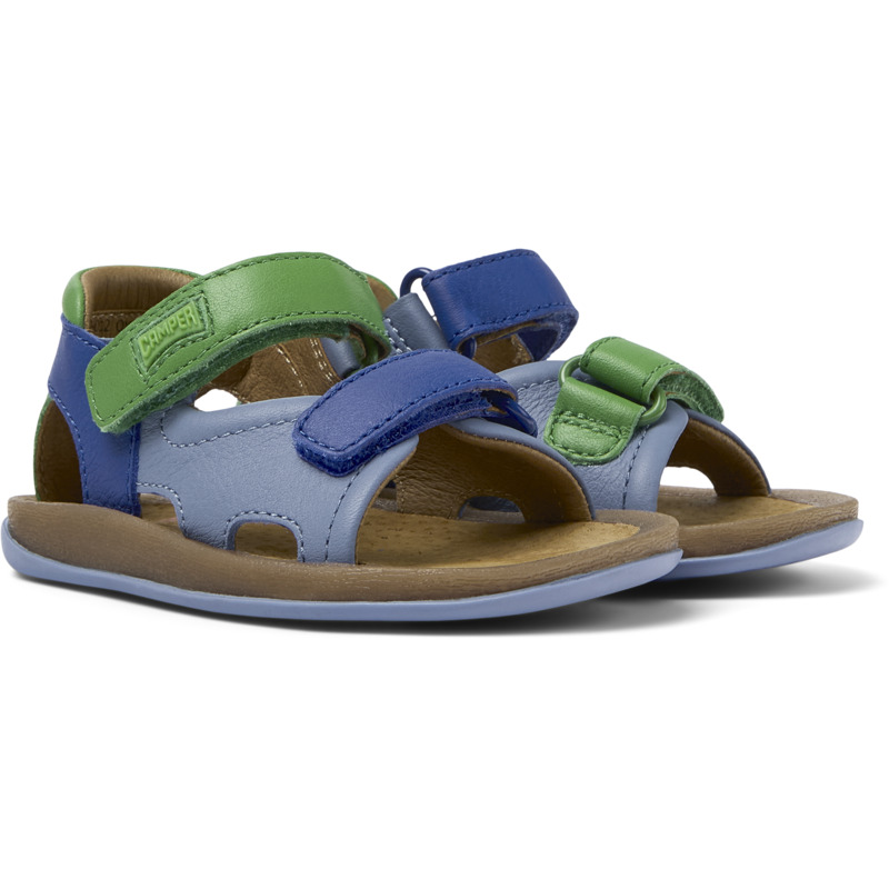 CAMPER Twins - Sandals For First Walkers - Blue,Green