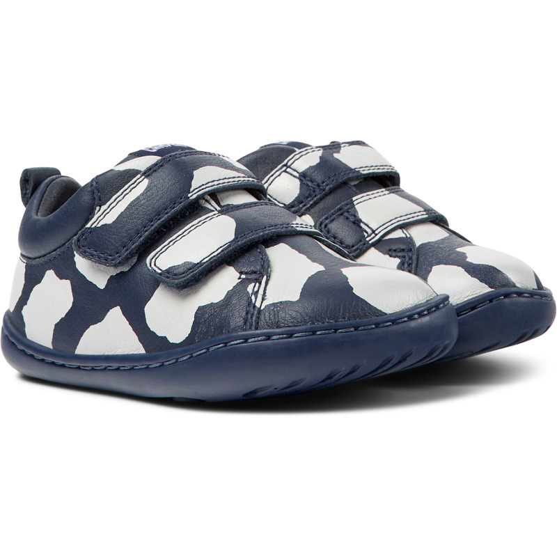 CAMPER Twins - Sneakers Voor Firstwalkers - Blauw,Wit