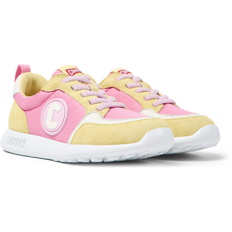 CAMPER Driftie - Sneakers Voor Meisjes - Roze,Geel,Wit