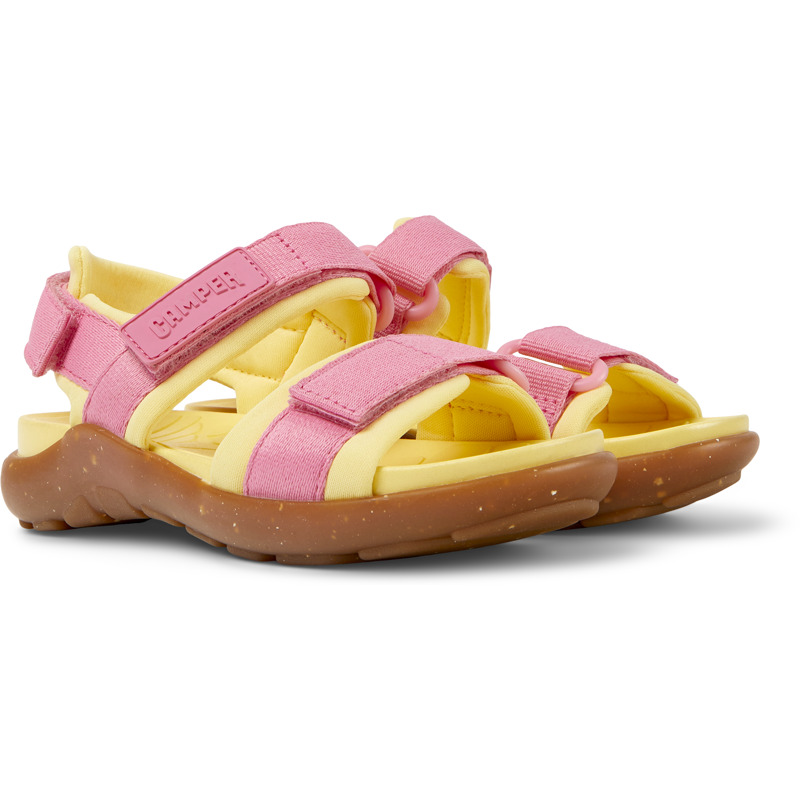 CAMPER Wous - Sandals For Girls - Pink,Yellow