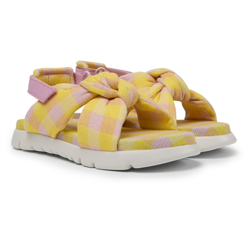 Camper Oruga - Sandalen Für Mädchen - Rosa , Gelb