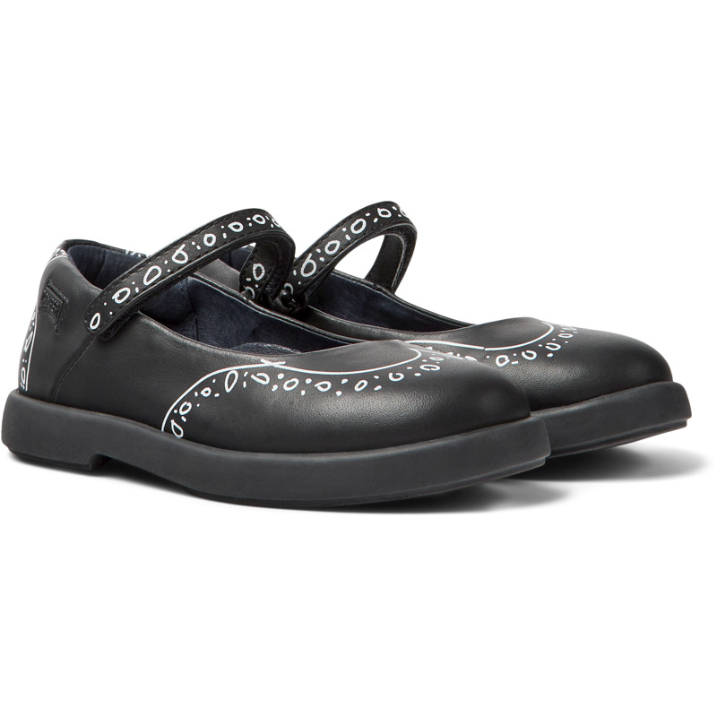 CAMPER Twins - Ballerines Pour Filles - Noir