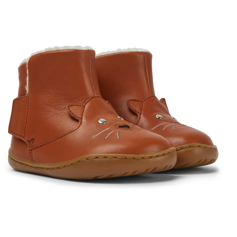 Camper Twins - Boots For First Walkers - Brown