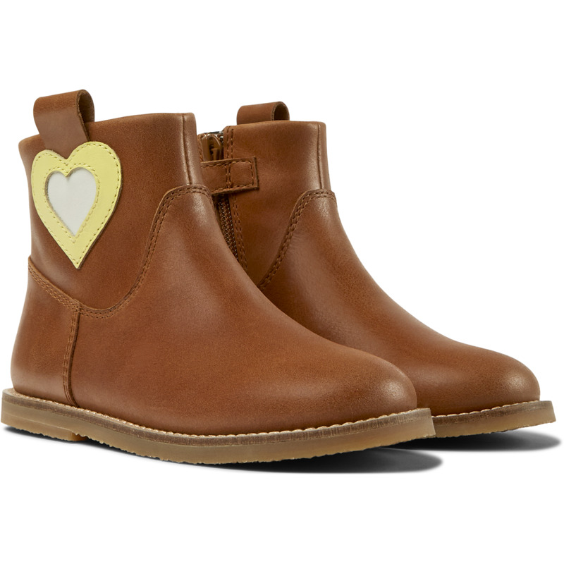 CAMPER Twins - Boots For Girls - Brown