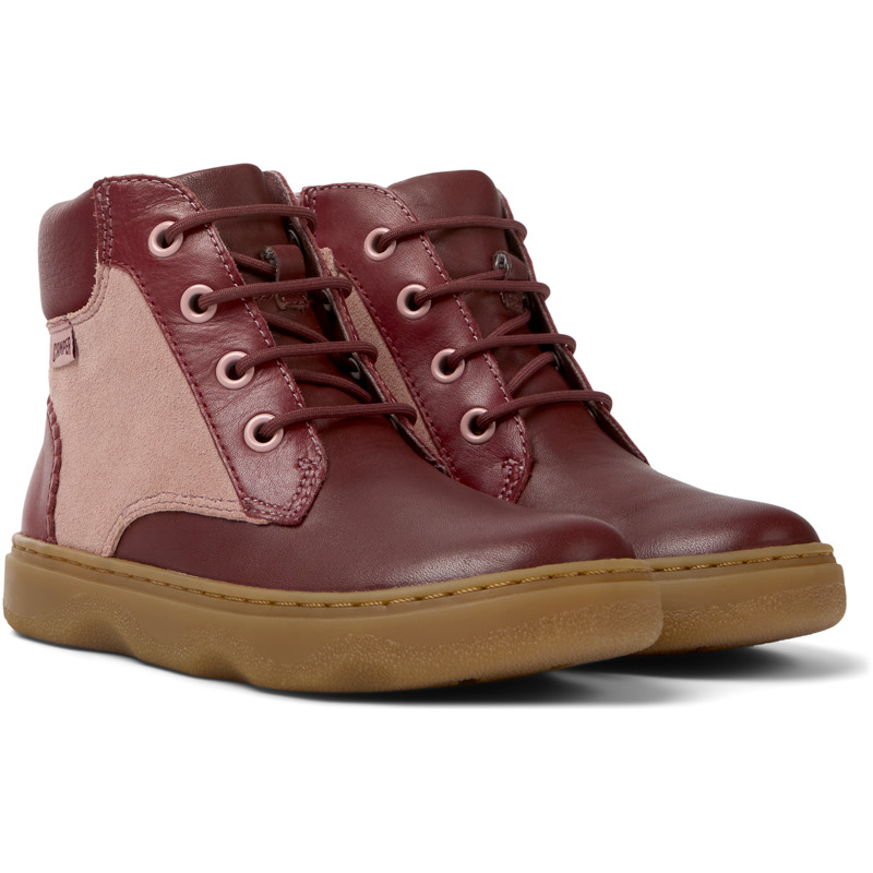 CAMPER Kido - Boots For  - Burgundy,Pink